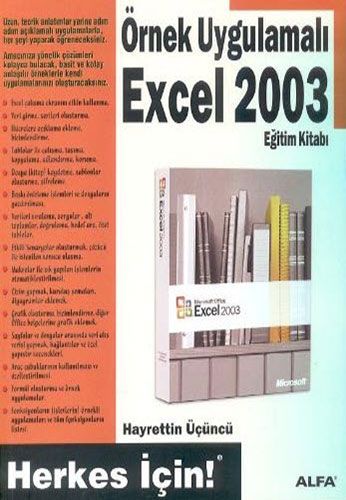 Örnek Uygulamalı Excel 2003 Eğitim Kitabı-0 