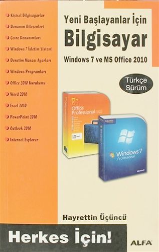 Yeni Başlayanlar İçin Bilgisayar Windows 7 ve MS Office 2010-0 